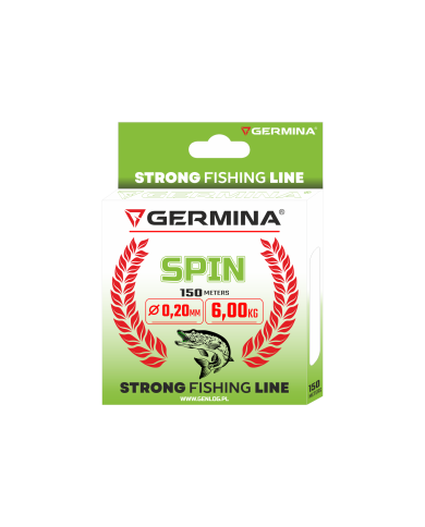 Żyłka GERMINA Spin 0.20mm 6.0kg 150m Żyłka GERMINA Spin 0.20mm 6.0kg 150m
