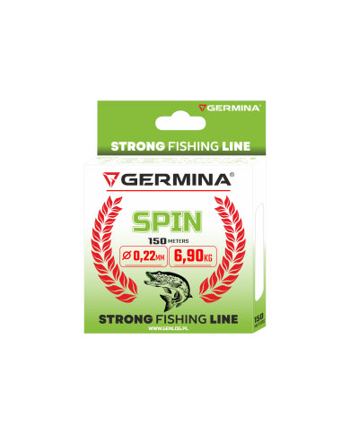 Żyłka GERMINA Spin 0.22mm 6.9kg 150m Żyłka GERMINA Spin 0.22mm 6.9kg 150m