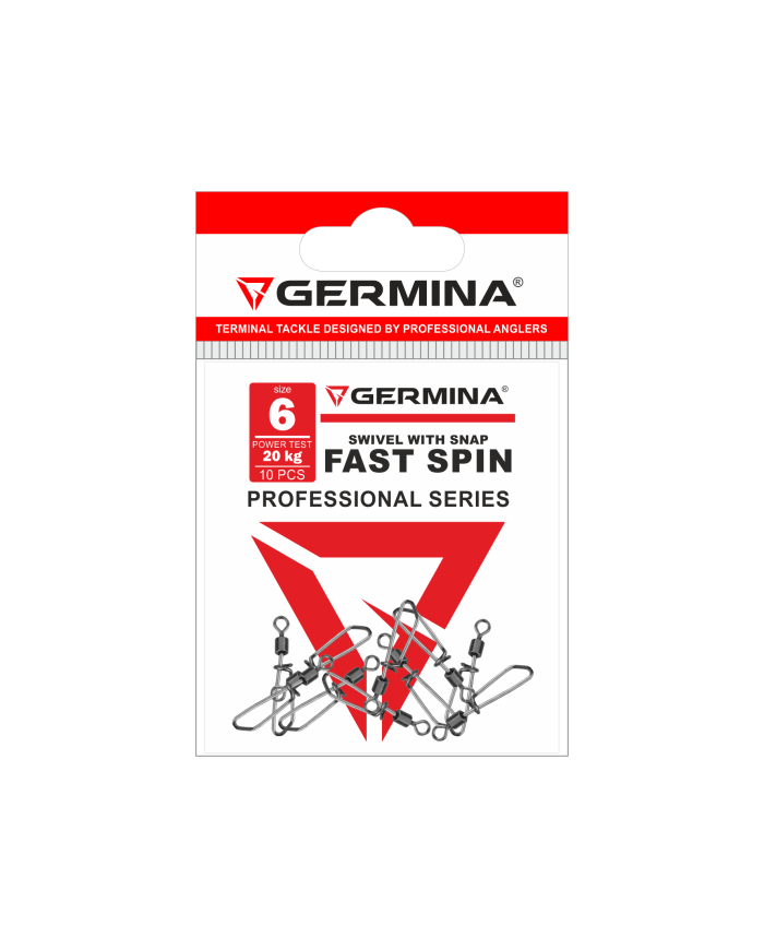 Agrafka GERMINA Fast Spin nr 6 - op. 10 szt.