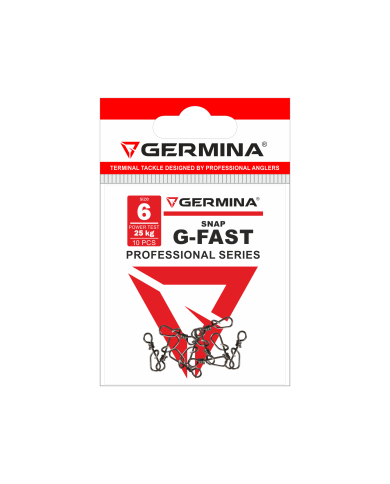 Agrafka GERMINA G-Fast nr 6 - op. 10 szt.