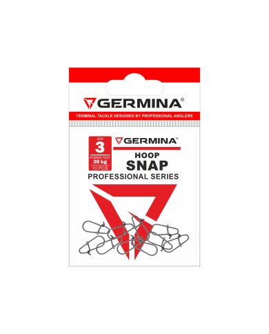 Agrafka GERMINA Hoop Snap nr 3 - op. 10 szt.