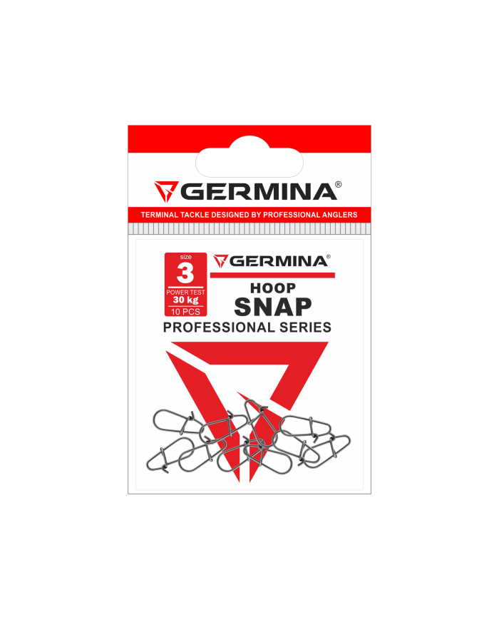 Agrafka GERMINA Hoop Snap nr 3 - op. 10 szt.