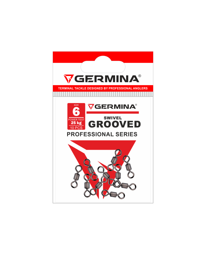 Krętlik GERMINA Grooved Swivel nr 6 - op. 10 szt.
