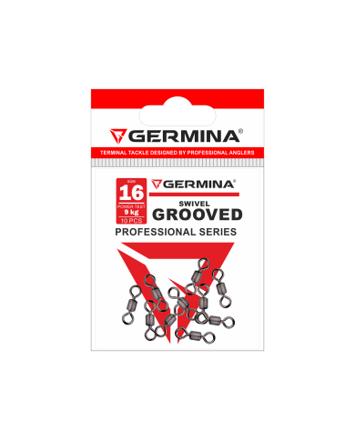 Krętlik GERMINA Grooved Swivel nr 16 - op. 10 szt.