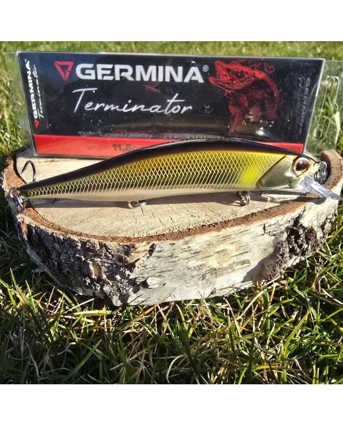 Wobler GERMINA Terminator 118mm 14g AYU - Suspending