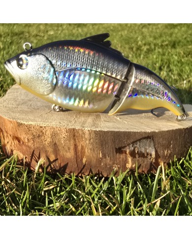 Wobler GERMINA Pike Buster 11,5cm 45,5g Silver Bleak - Floating Wobler GERMINA Pike Buster 11,5cm 45,5g Silver Bleak - Floating