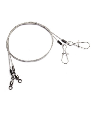 Przypon Stalowy Germina 7x7 Surflon 30kg Giant Predator 80cm