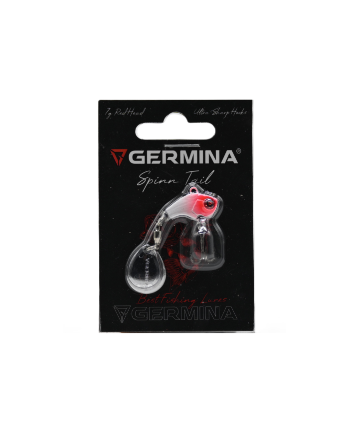 Wirujący Ogonek GERMINA Spinn Tail 7g Red Head