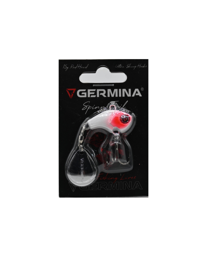 Wirujący Ogonek GERMINA Spinn Tail 15g Red Head Wirujący Ogonek GERMINA Spinn Tail 15g Red Head
