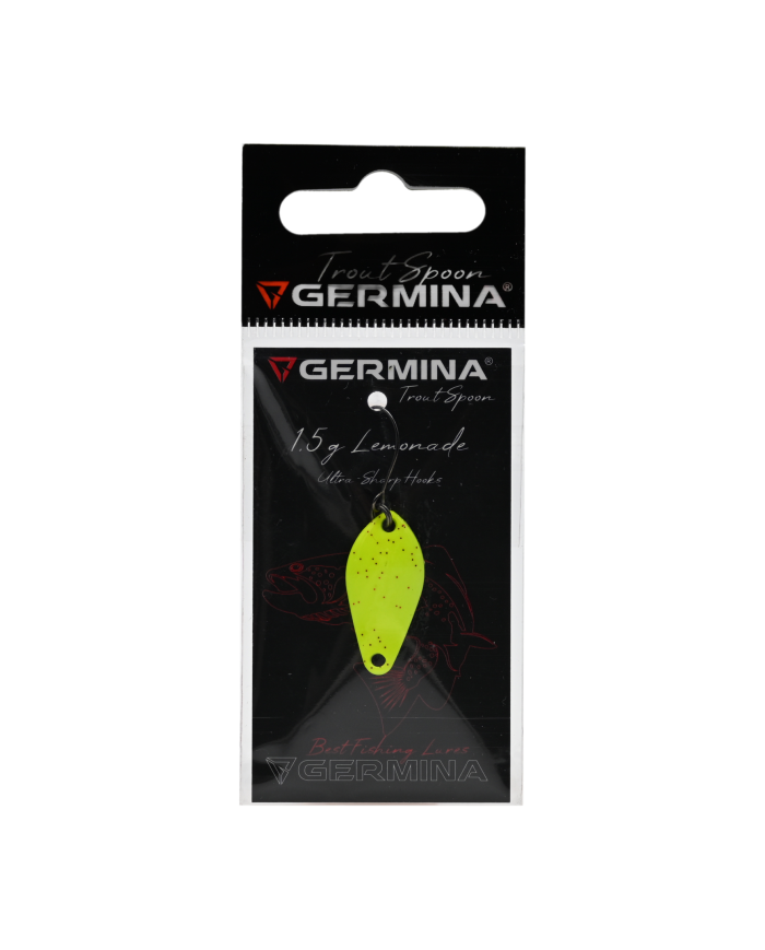 Błystka Wahadłowa GERMINA Trout Spoon 1.5g - Lemonade