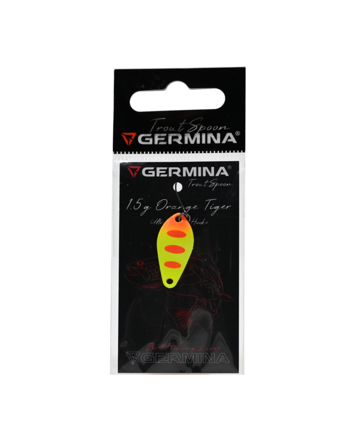 Błystka Wahadłowa GERMINA Trout Spoon 1.5g - Orange Tiger