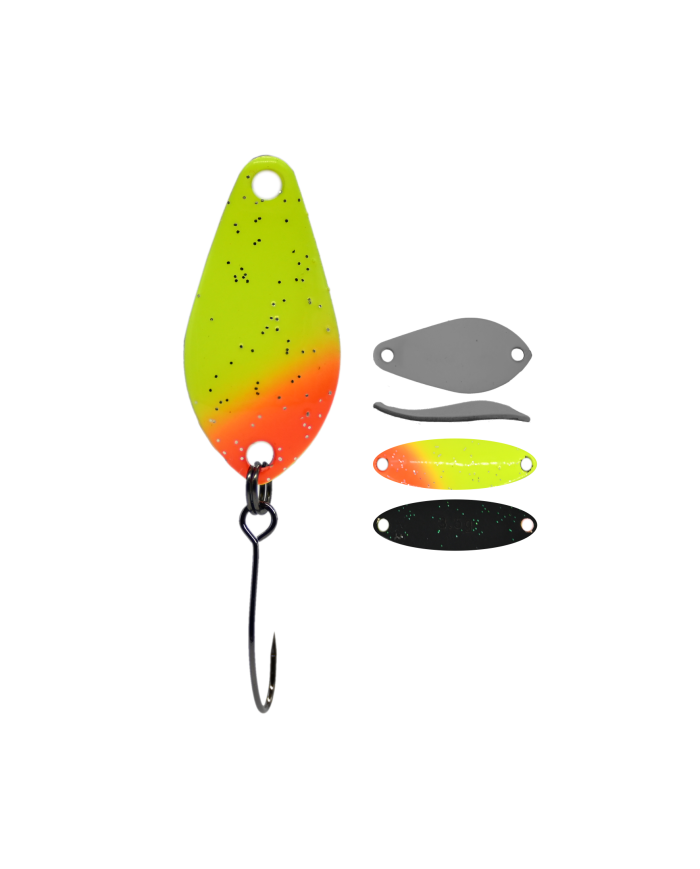 Błystka Wahadłowa GERMINA Trout Spoon 1.5g - Granadine