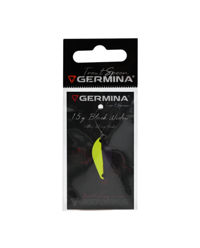 Błystka Wahadłowa GERMINA Trout Spoon 1.5g - Black Widow Błystka Wahadłowa GERMINA Trout Spoon 1.5g - Black Widow