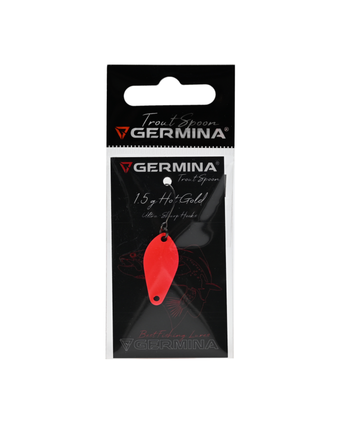 Błystka Wahadłowa GERMINA Trout Spoon 1.5g - Hot Gold
