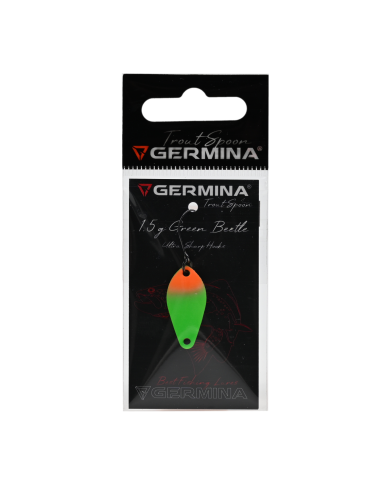 Błystka Wahadłowa GERMINA Trout Spoon 1.5g - Green Beetle Błystka Wahadłowa GERMINA Trout Spoon 1.5g - Green Beetle