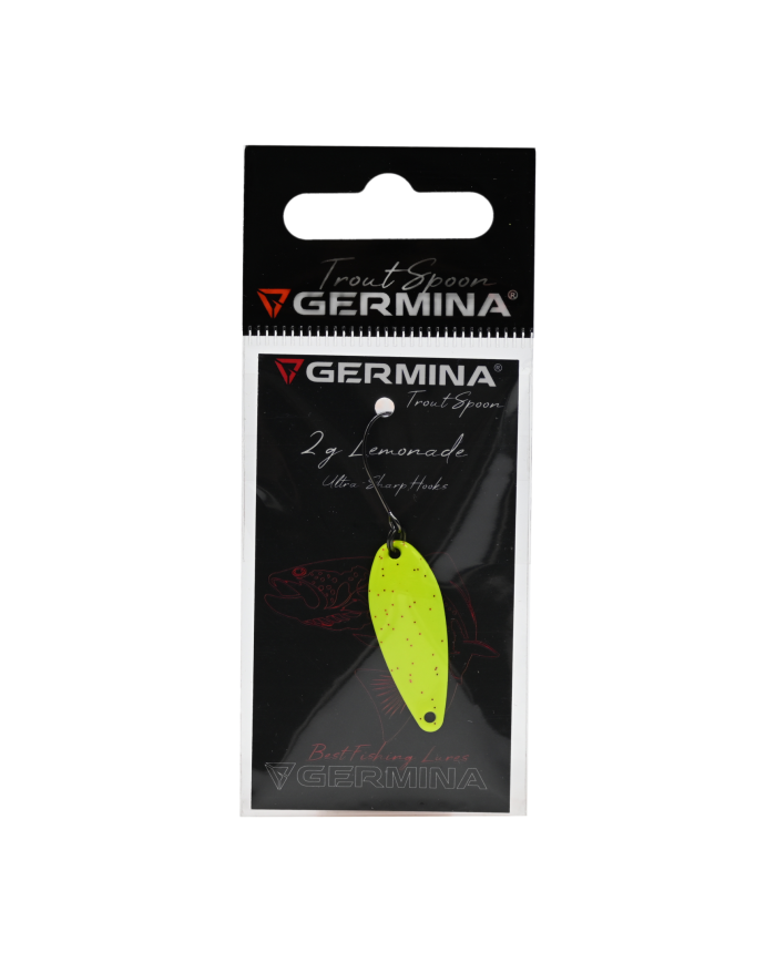 Błystka Wahadłowa GERMINA Trout Spoon 2g - Lemonade