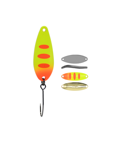 Błystka Wahadłowa GERMINA Trout Spoon 2g - Orange Tiger Błystka Wahadłowa GERMINA Trout Spoon 2g - Orange Tiger