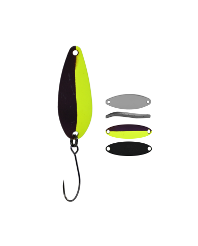 Błystka Wahadłowa GERMINA Trout Spoon 2g - Black Widow Błystka Wahadłowa GERMINA Trout Spoon 2g - Black Widow
