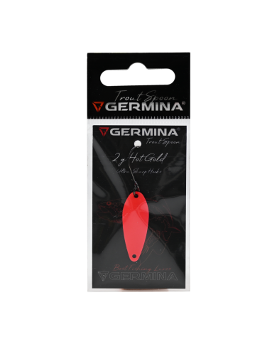 Błystka Wahadłowa GERMINA Trout Spoon 2g - Hot Gold Błystka Wahadłowa GERMINA Trout Spoon 2g - Hot Gold