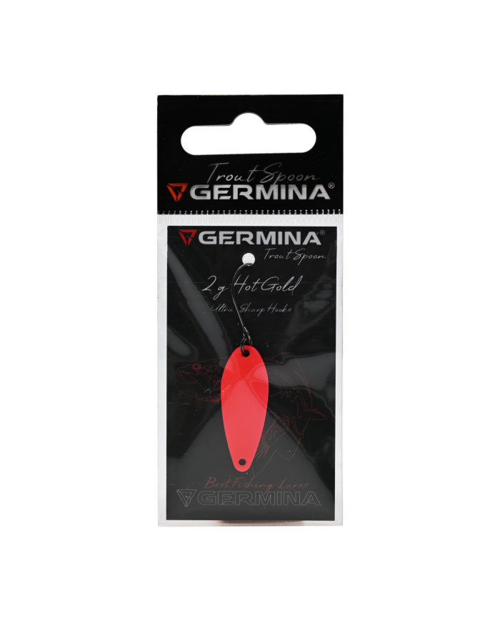 Błystka Wahadłowa GERMINA Trout Spoon 2g - Hot Gold