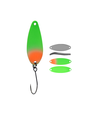 Błystka Wahadłowa GERMINA Trout Spoon 2g - Green Beetle Błystka Wahadłowa GERMINA Trout Spoon 2g - Green Beetle