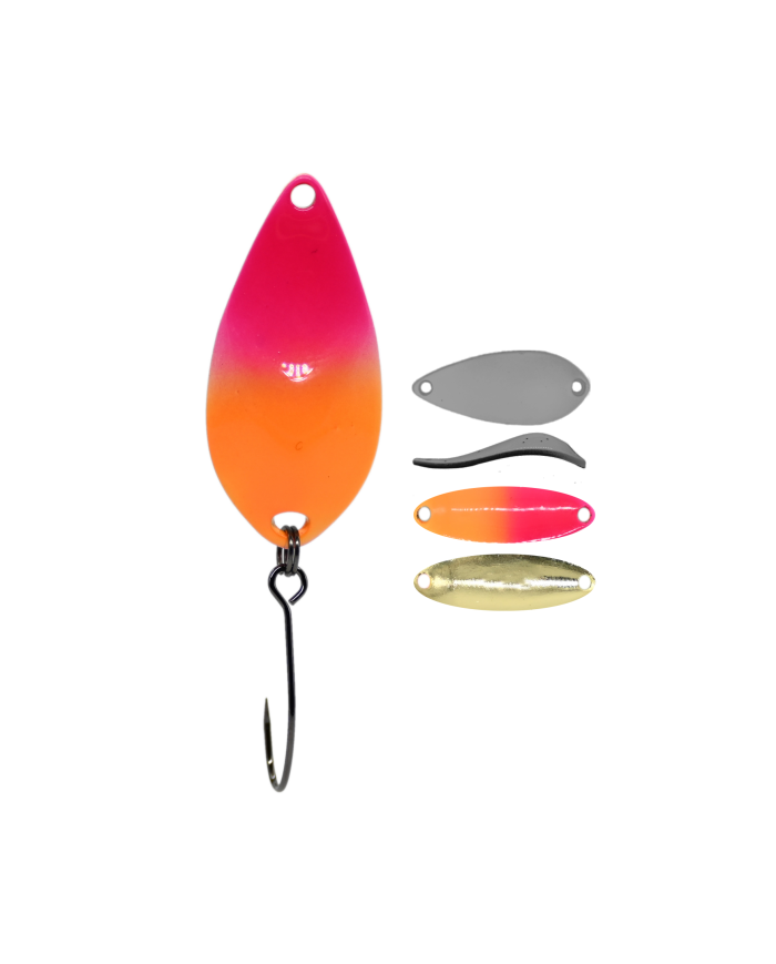 Błystka Wahadłowa GERMINA Trout Spoon 2.5g - Tequila