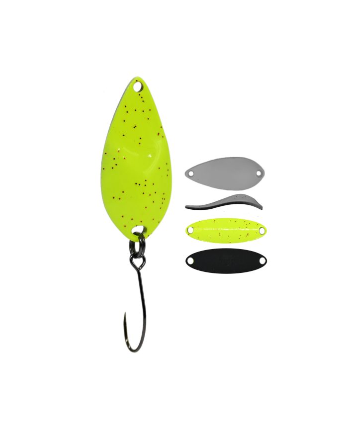 Błystka Wahadłowa GERMINA Trout Spoon 2.5g - Lemonade
