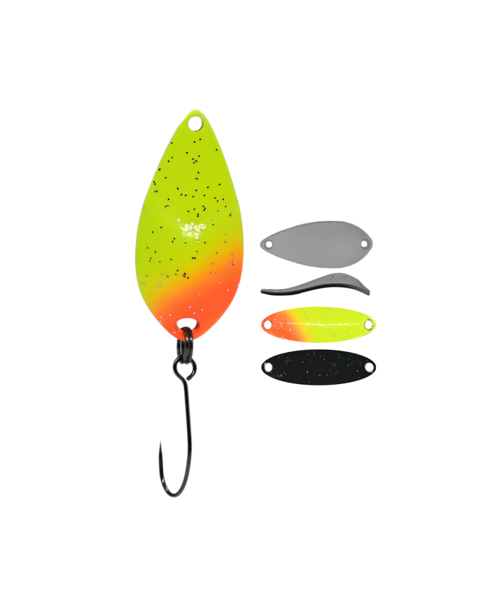 Błystka Wahadłowa GERMINA Trout Spoon 2.5g - Granadine