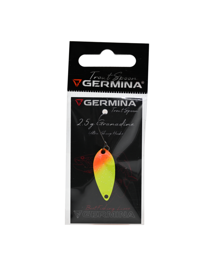 Błystka Wahadłowa GERMINA Trout Spoon 2.5g - Granadine
