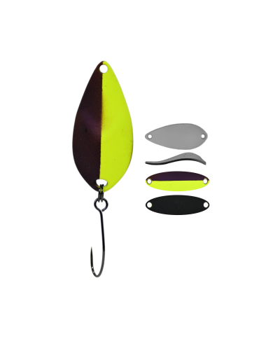 Błystka Wahadłowa GERMINA Trout Spoon 2.5g - Black Widow Błystka Wahadłowa GERMINA Trout Spoon 2.5g - Black Widow