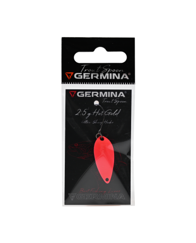 Błystka Wahadłowa GERMINA Trout Spoon 2.5g - Hot Gold Błystka Wahadłowa GERMINA Trout Spoon 2.5g - Hot Gold