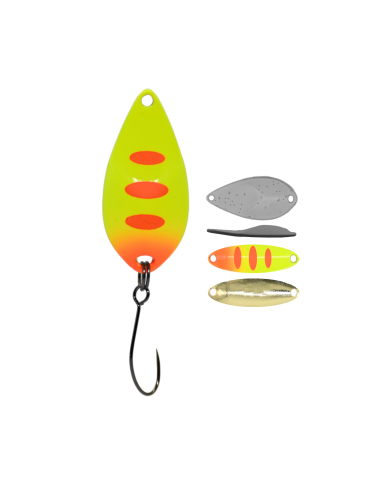 Błystka Wahadłowa GERMINA Trout Spoon 3g - Orange Tiger Błystka Wahadłowa GERMINA Trout Spoon 3g - Orange Tiger