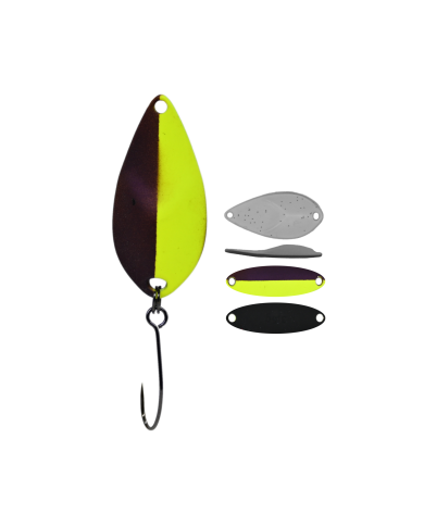 Błystka Wahadłowa GERMINA Trout Spoon 3g - Black Widow Błystka Wahadłowa GERMINA Trout Spoon 3g - Black Widow