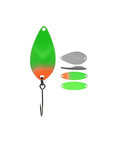 Błystka Wahadłowa GERMINA Trout Spoon 3g - Green Beetle Błystka Wahadłowa GERMINA Trout Spoon 3g - Green Beetle