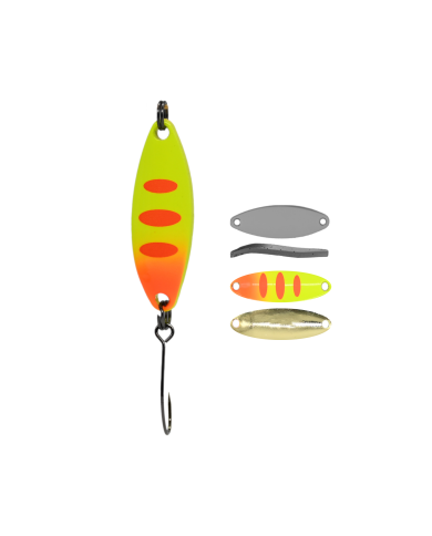 Błystka Wahadłowa GERMINA Trout Spoon 3.5g - Orange Tiger Błystka Wahadłowa GERMINA Trout Spoon 3.5g - Orange Tiger