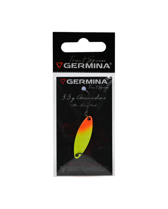 Błystka Wahadłowa GERMINA Trout Spoon 3.5g - Granadine