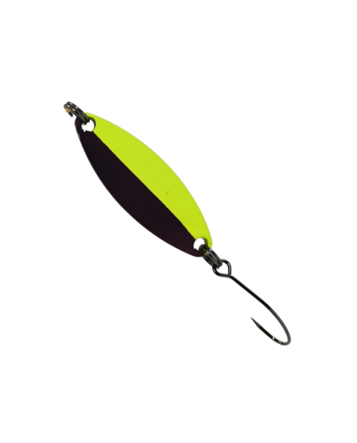 Błystka Wahadłowa GERMINA Trout Spoon 3.5g - Black Widow