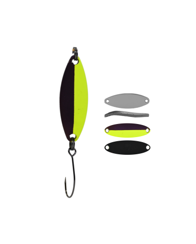 Błystka Wahadłowa GERMINA Trout Spoon 3.5g - Black Widow Błystka Wahadłowa GERMINA Trout Spoon 3.5g - Black Widow