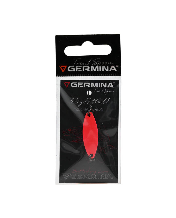 Błystka Wahadłowa GERMINA Trout Spoon 3.5g - Hot Gold