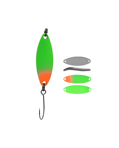 Błystka Wahadłowa GERMINA Trout Spoon 3.5g - Green Beetle Błystka Wahadłowa GERMINA Trout Spoon 3.5g - Green Beetle