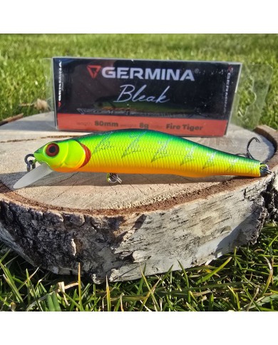 Wobler GERMINA Bleak 8cm 8g Fire Tiger Wobler GERMINA Bleak 8cm 8g Fire Tiger