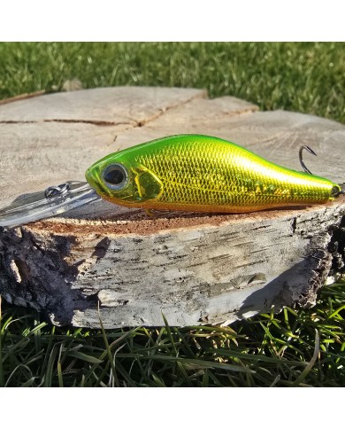 Wobler GERMINA Crank Bait 5cm 4.5g Fire Tiger Wobler GERMINA Crank Bait 5cm 4.5g Fire Tiger