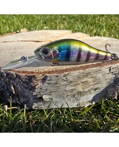 Wobler GERMINA Crank Bait 5cm 4.5g Black Perch Wobler GERMINA Crank Bait 5cm 4.5g Black Perch
