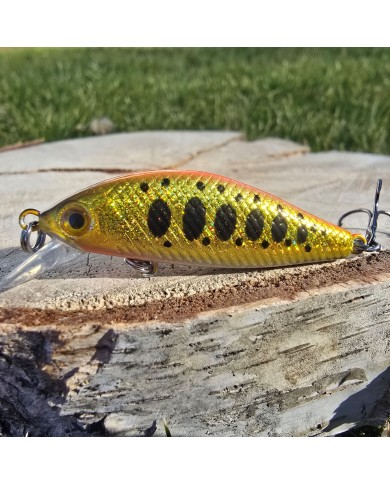 Wobler GERMINA Micro Fish 4.5cm 4g Gold Rush - Slow Sinking Wobler GERMINA Micro Fish 4.5cm 4g Gold Rush - Slow Sinking