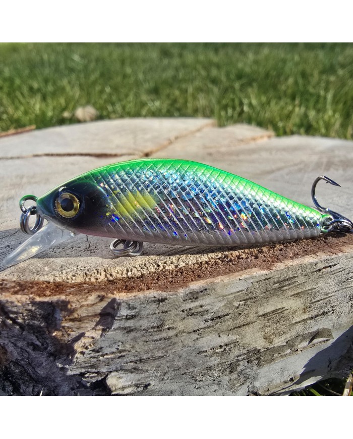 Wobler GERMINA Micro Fish 4.5cm 4g Fire Tiger - Slow Sinking