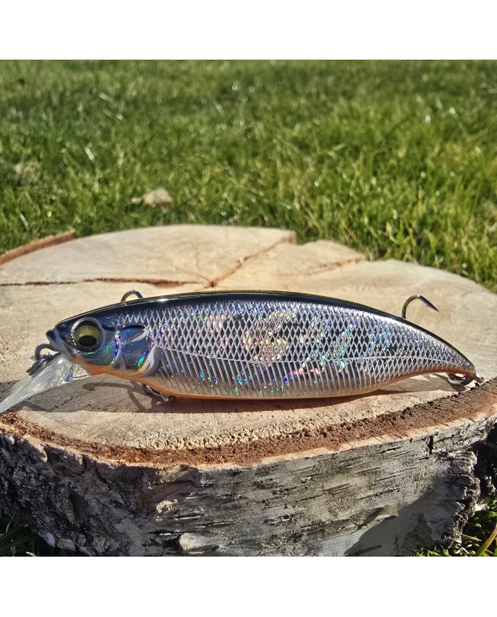Wobler GERMINA Panic Minnow 9cm 12g Silver - Floating