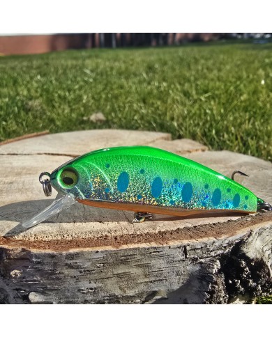 Wobler GERMINA Flat Minnow 6.4cm 7.6g Young Trout Wobler GERMINA Flat Minnow 6.4cm 7.6g Young Trout
