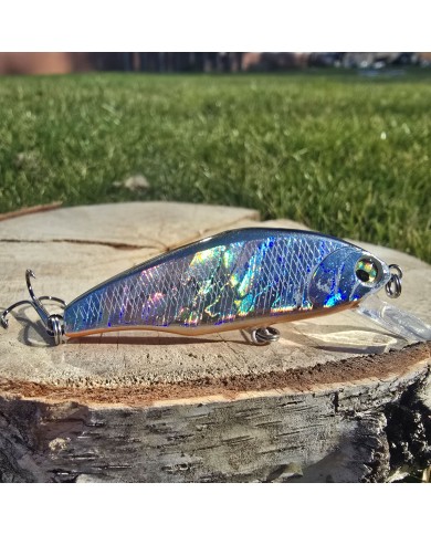 Wobler GERMINA Flat Minnow 6.4cm 7.6g Silver Wobler GERMINA Flat Minnow 6.4cm 7.6g Silver