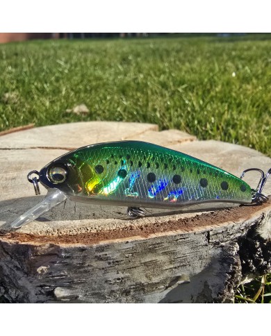 Wobler GERMINA Flat Minnow 6.4cm 7.6g River Trout Wobler GERMINA Flat Minnow 6.4cm 7.6g River Trout