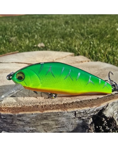 Wobler GERMINA Flat Minnow 6.4cm 7.6g Fire Tiger Wobler GERMINA Flat Minnow 6.4cm 7.6g Fire Tiger